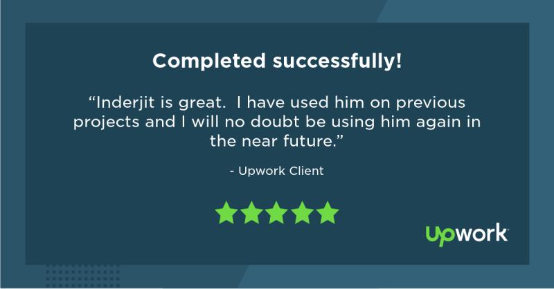 Client testimonial