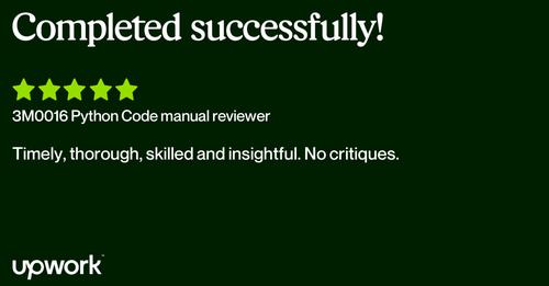 Client testimonial