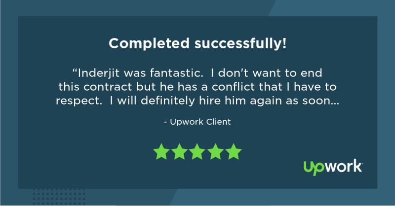 Client testimonial