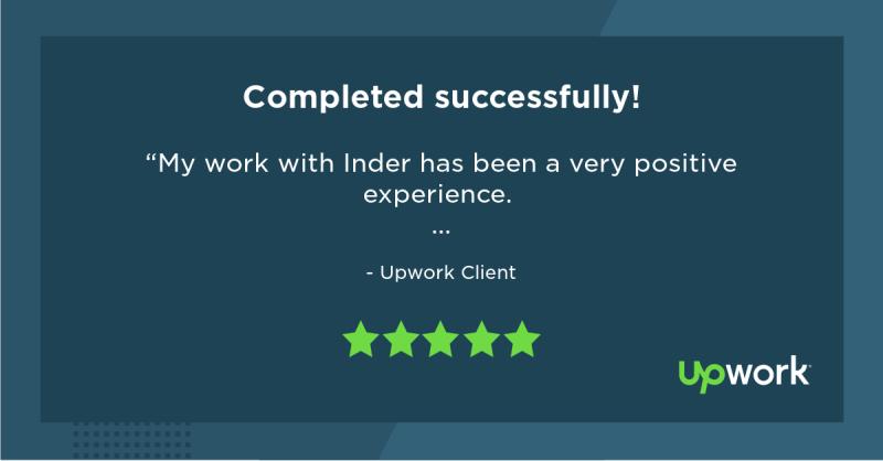 Client testimonial