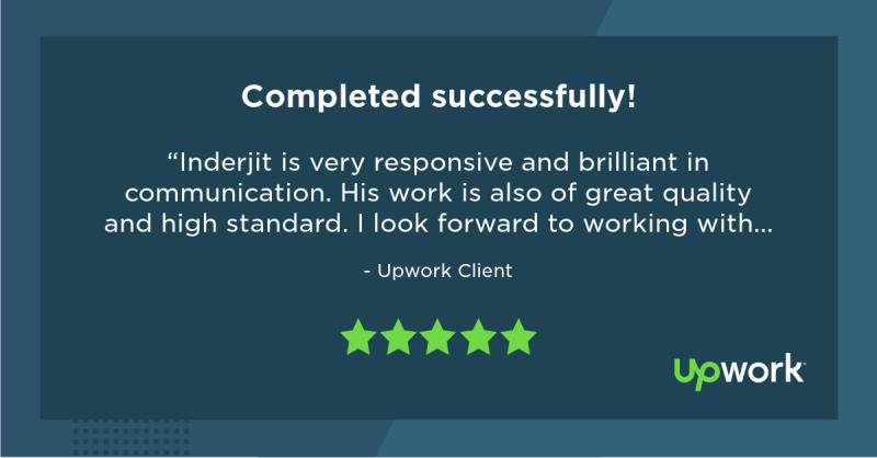 Client testimonial