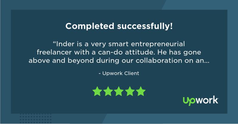 Client testimonial